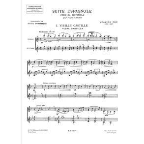 Suite Espagnole Violon-Guitare